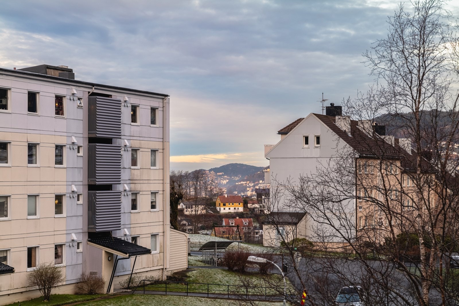 Utsikt fra balkongen. Galleribilde