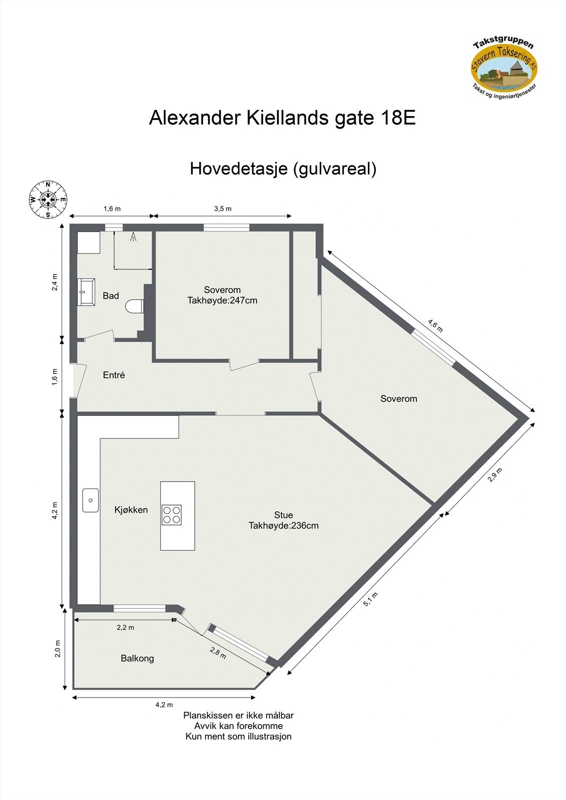 Plantegning Galleribilde