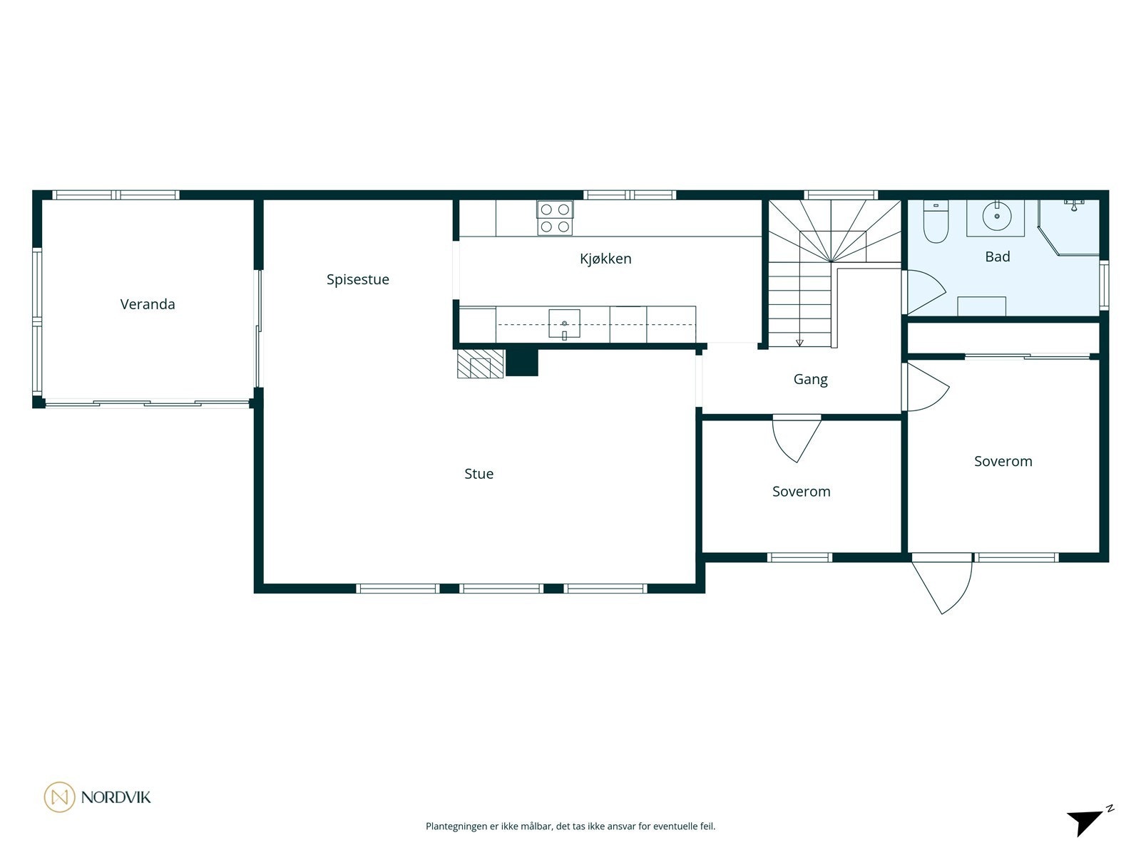 Plantegning 2.etasje Galleribilde