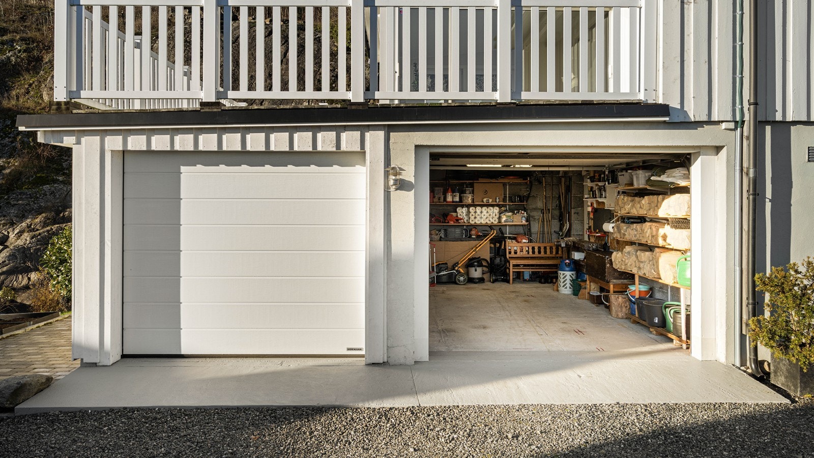 Innerst i høyre hjørne er det adkomst til boden Galleribilde