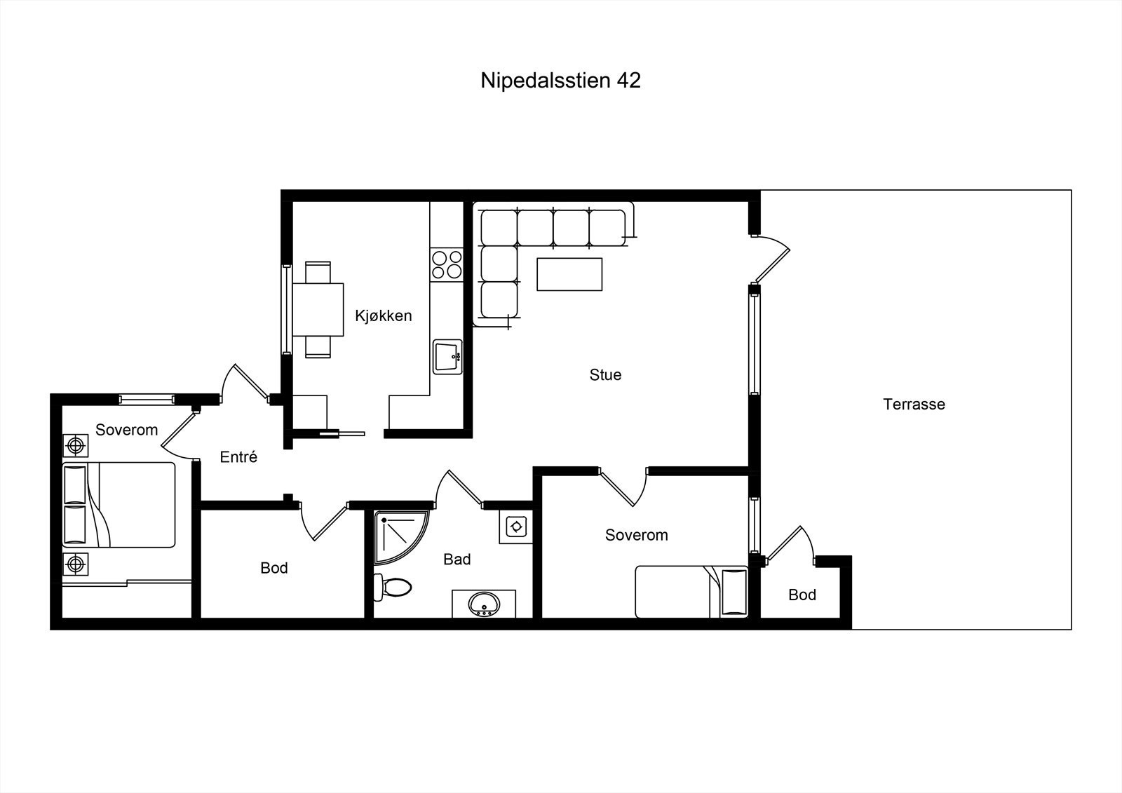 Planskisse Galleribilde