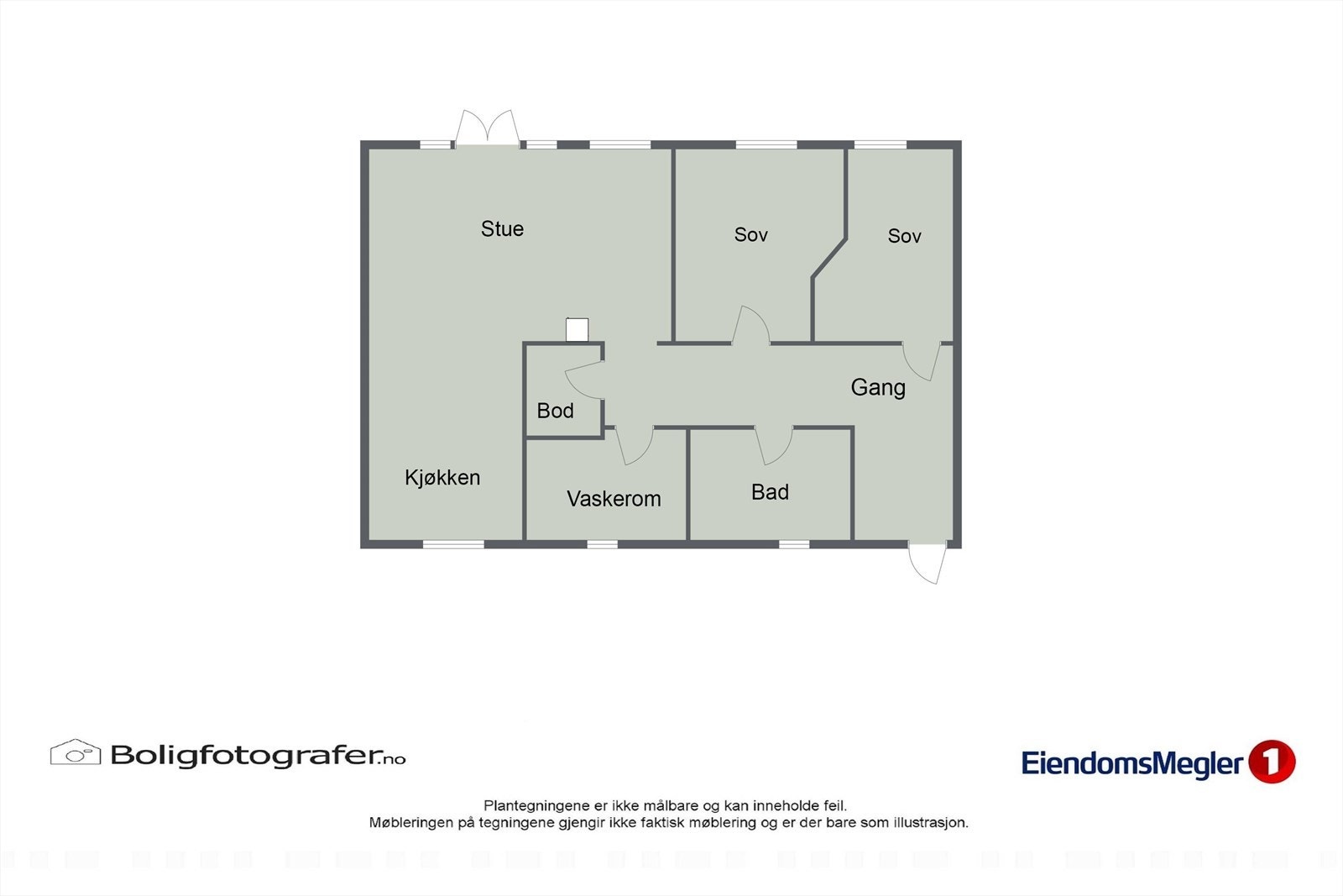 Plantegning Galleribilde