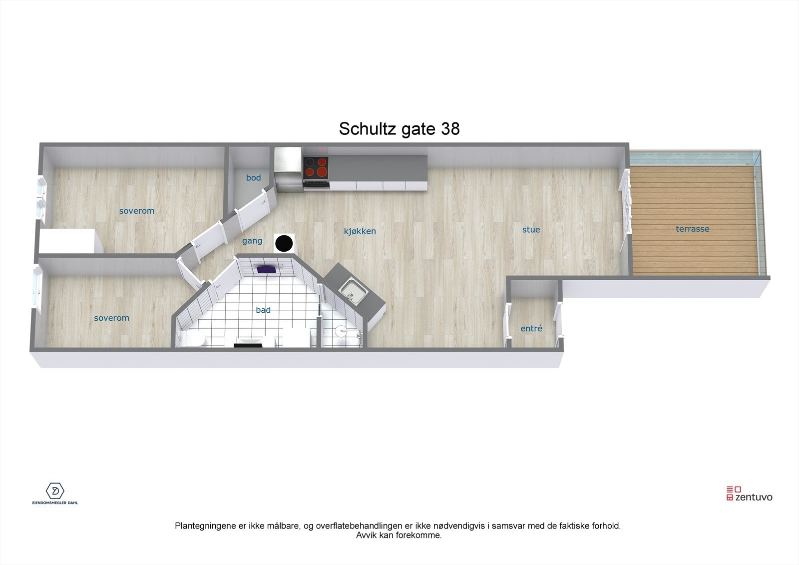 Plantegning Galleribilde