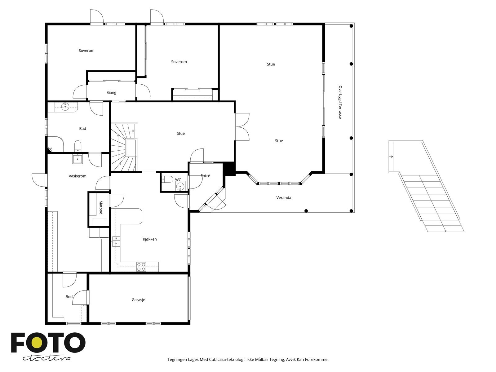 Illustrert planskisse, 1. etasje Galleribilde