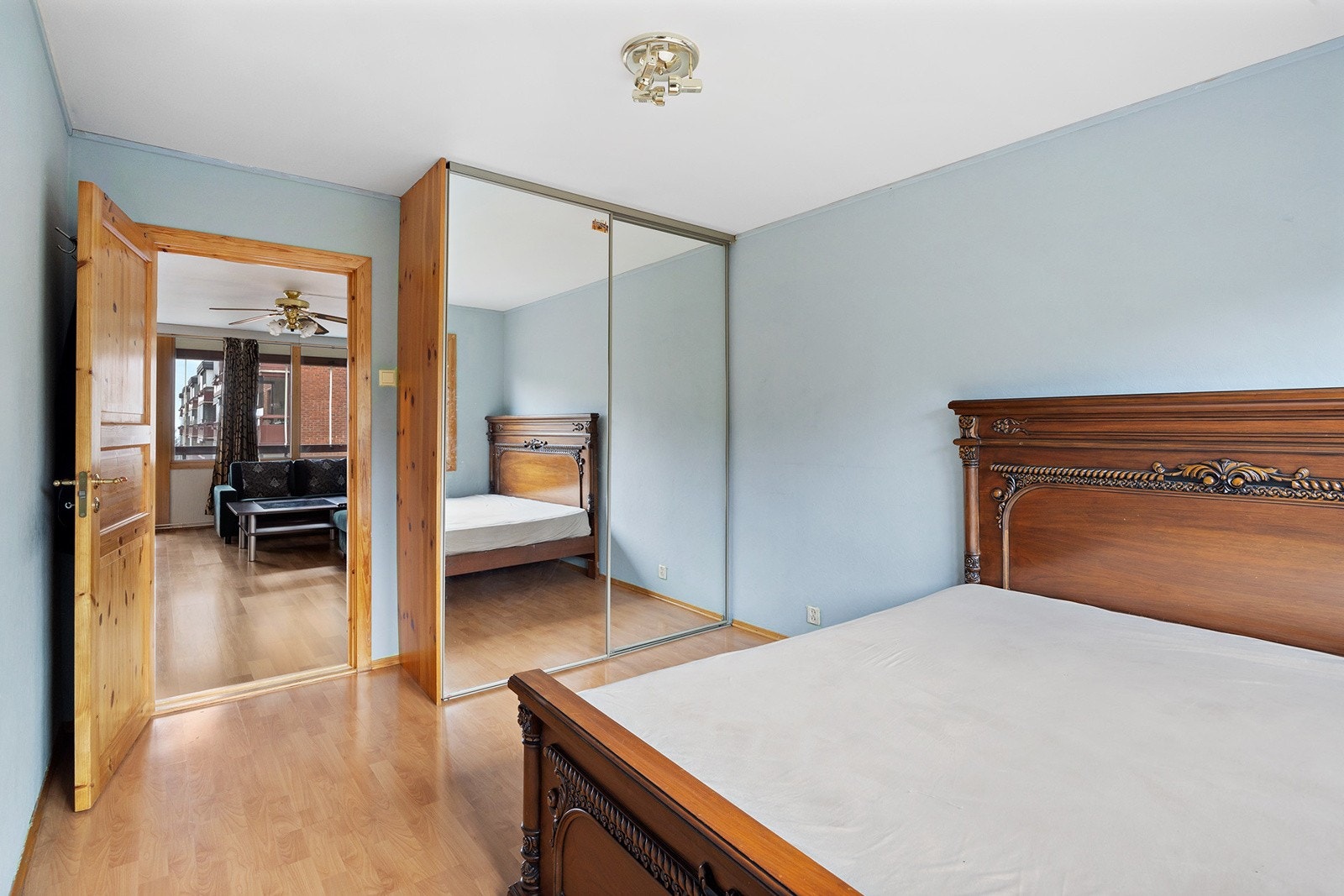 Leiligheten har tre gode soverom Galleribilde