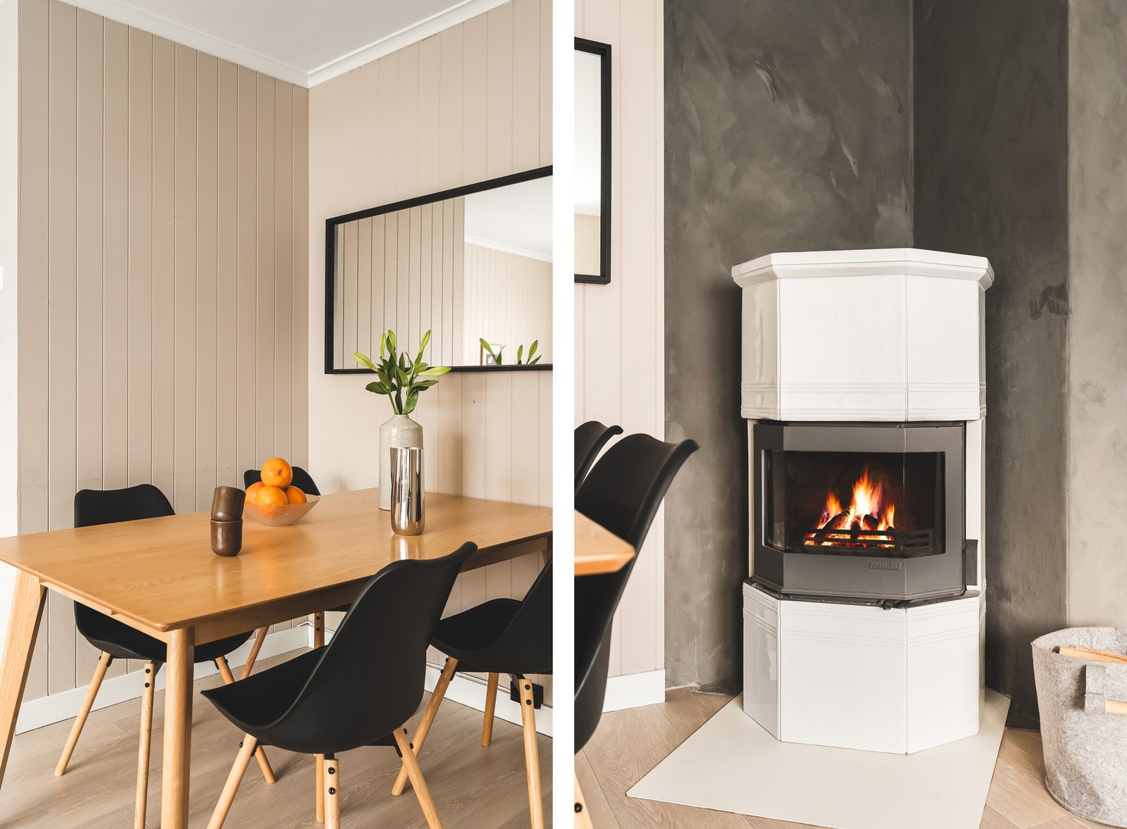 Herlig vedovn som skaper hygge og gir god varme på kalde vinterdager. Galleribilde