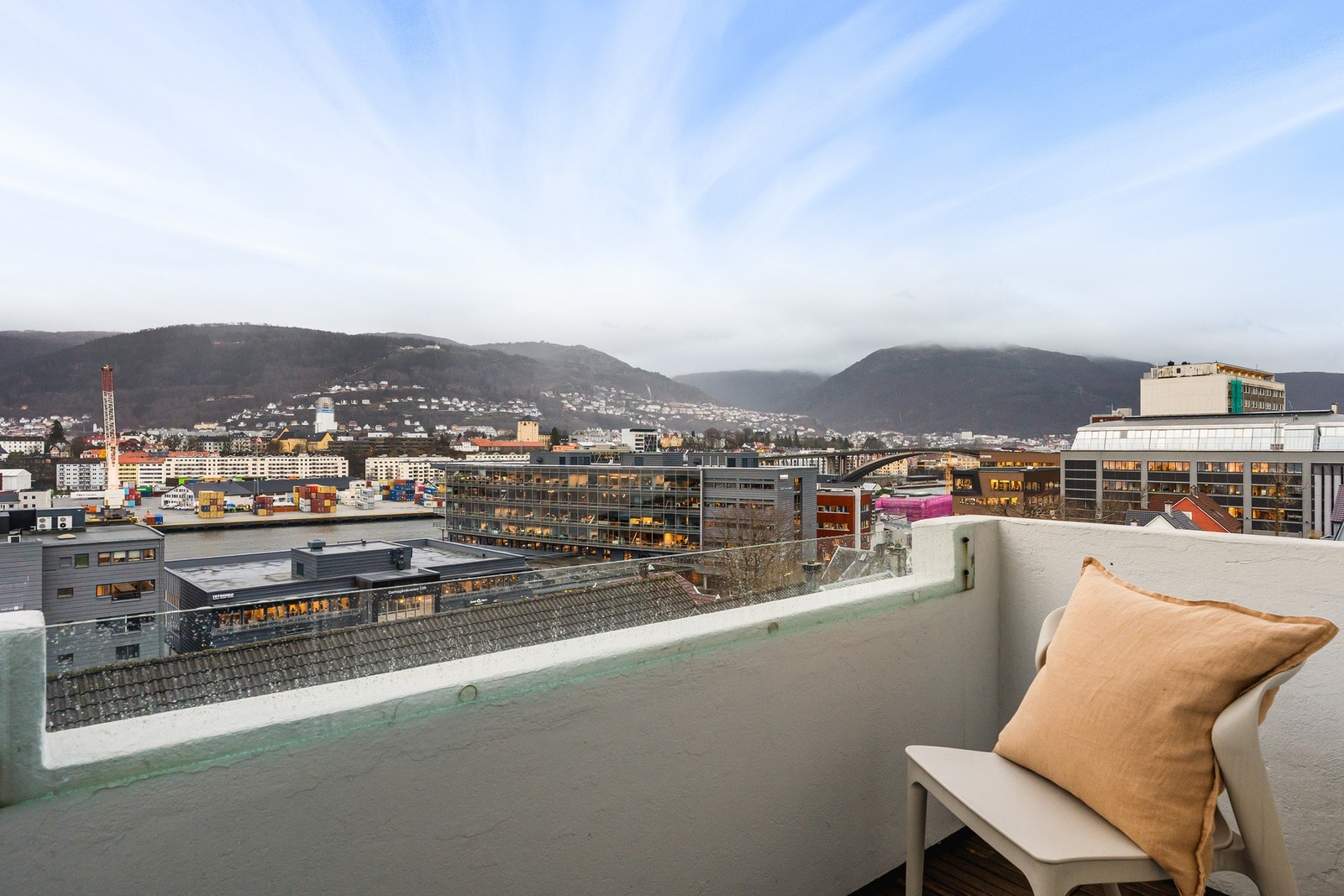 Trivelig balkong på 2,4 m². Galleribilde