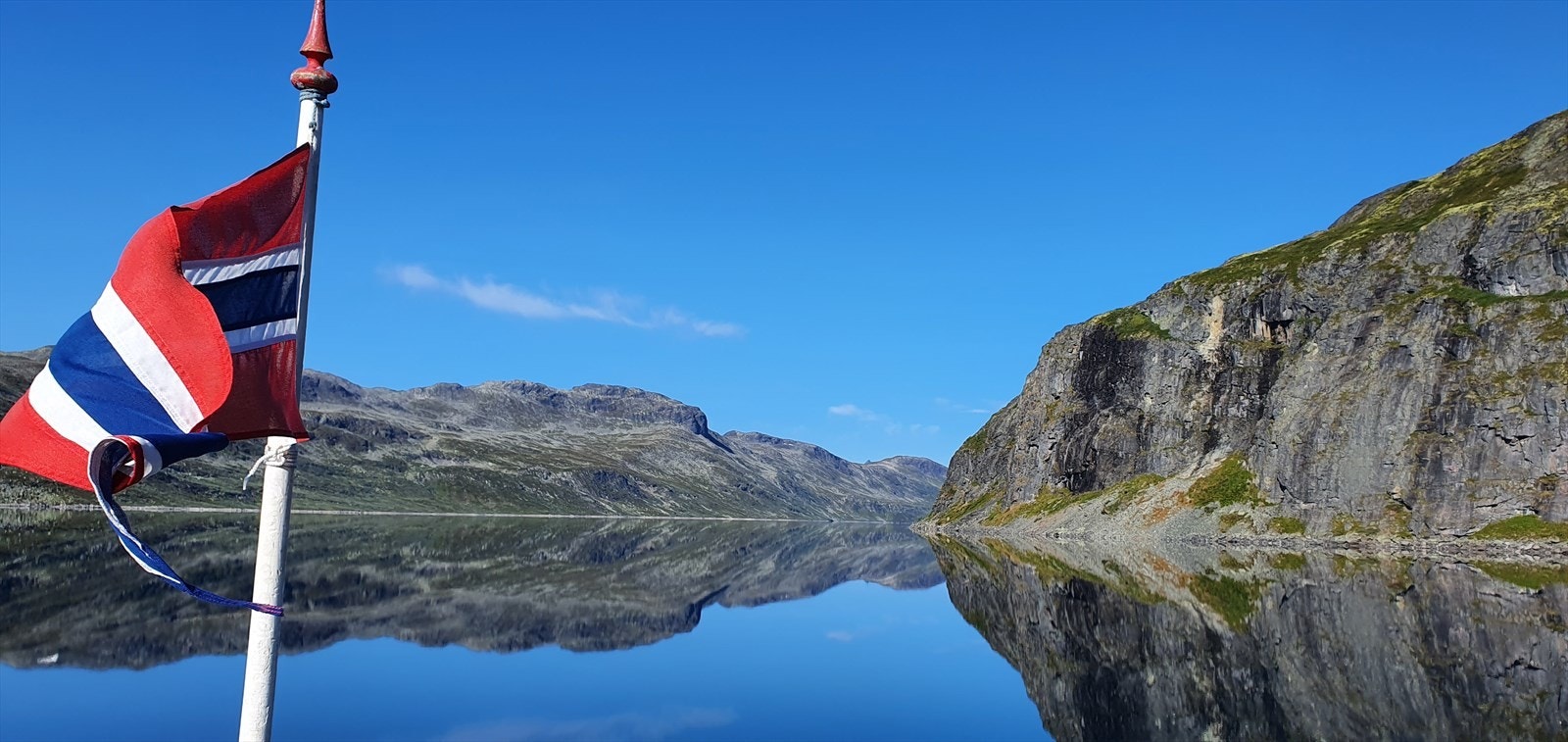 Selgers private bilde - 2021, MS Bygdin (båt som går sommer - sept langs Bygdinvannet helt til Eidsbugarden Galleribilde