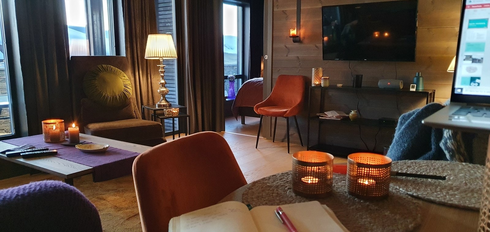 Selgers private bilde - stemning fra stuen Galleribilde