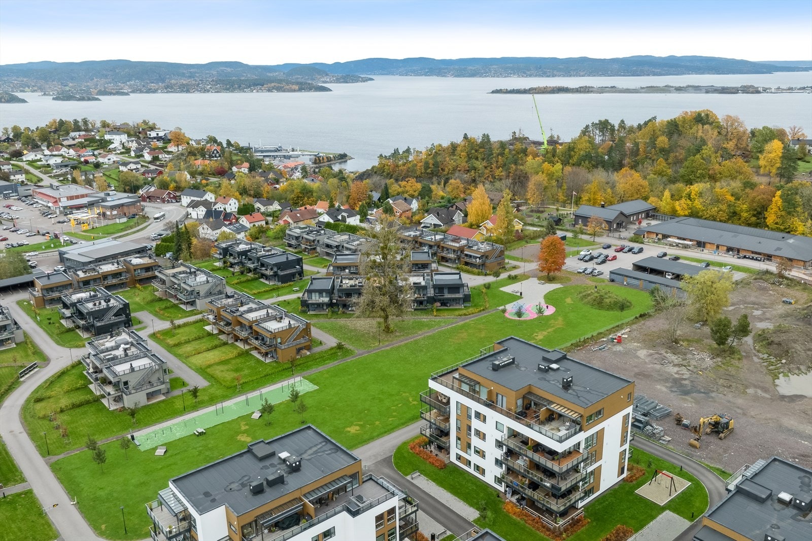 Leiligheten har en flott beliggenhet i ett nyetablert boligfelt Galleribilde