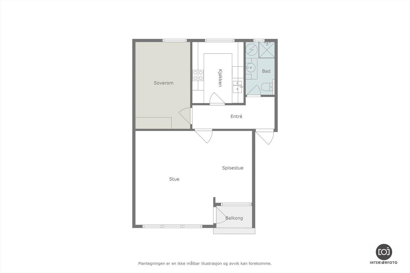 Plantegning Galleribilde