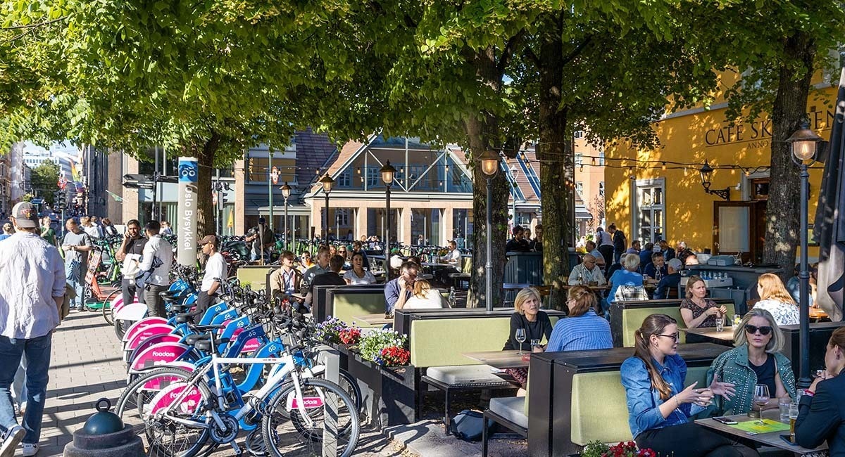 Hyggelige uteserveringer i Kvadraturen – et pulserende nabolag for lunsj og afterwork Galleribilde