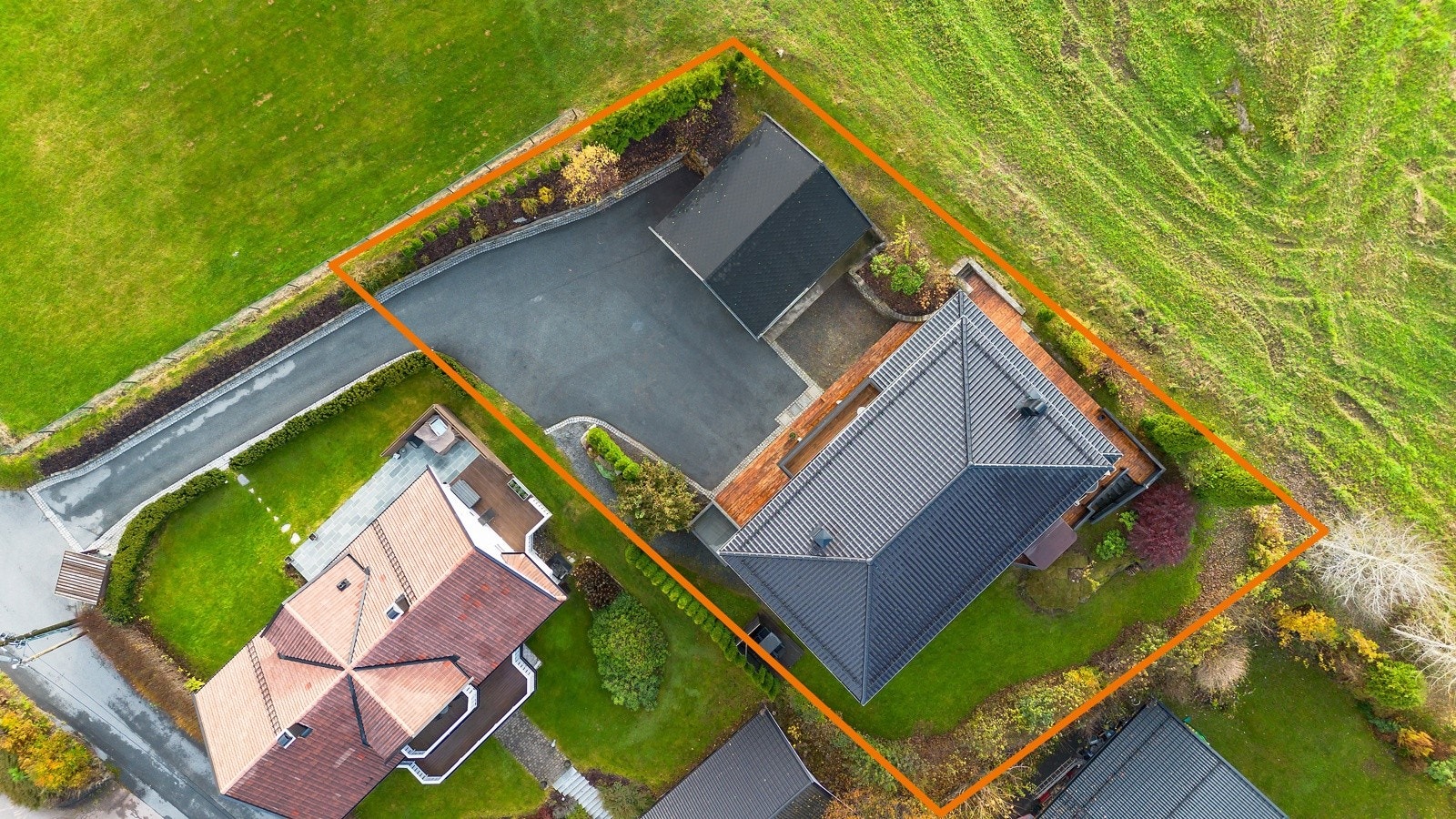 Omtrentlig markering av eiendommen Galleribilde