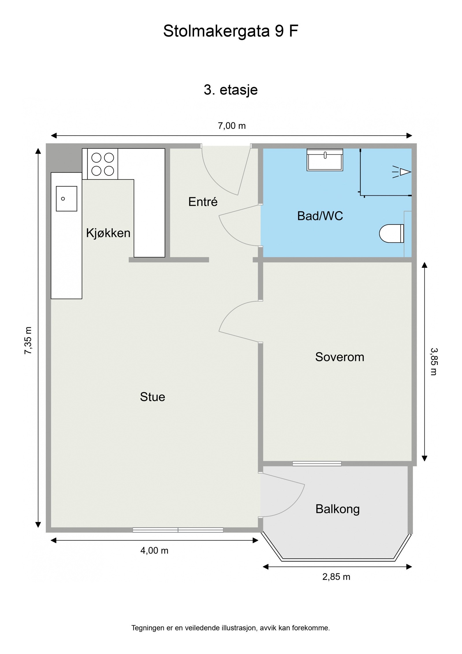 2 D plantegning Galleribilde