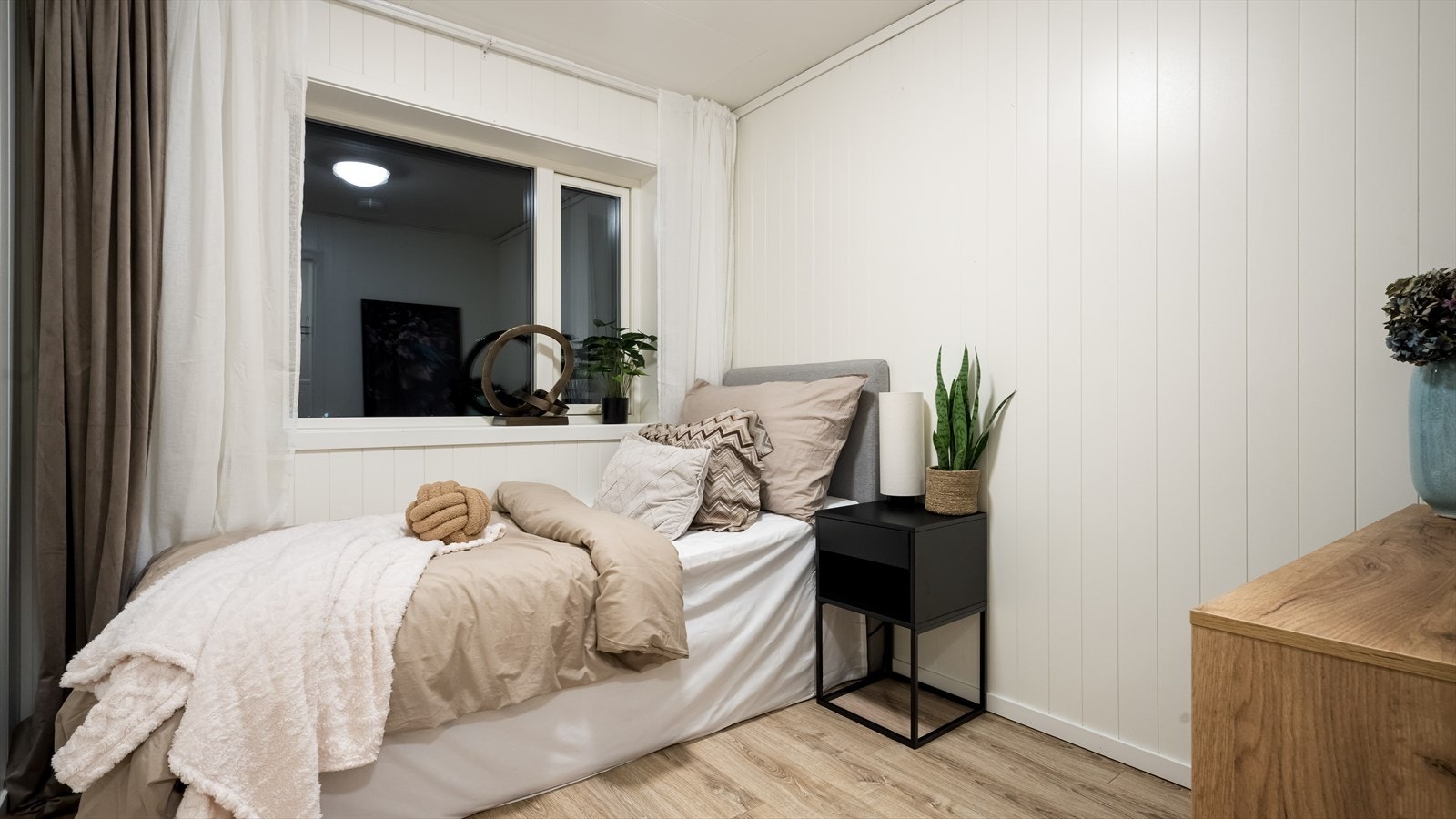 Soverommet er av fin størrelse og har god plass til innredning Galleribilde