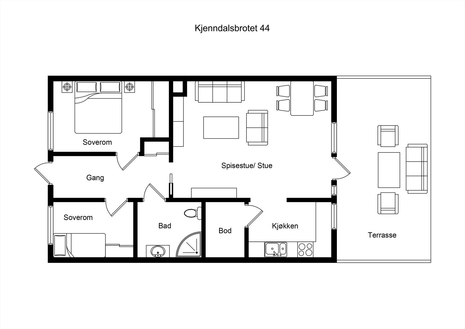 Plantegning Galleribilde