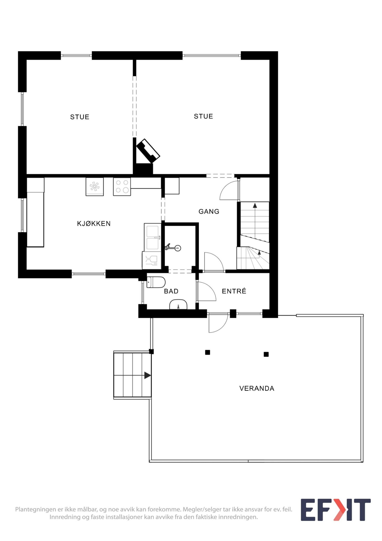 Plan 1 etg . Galleribilde