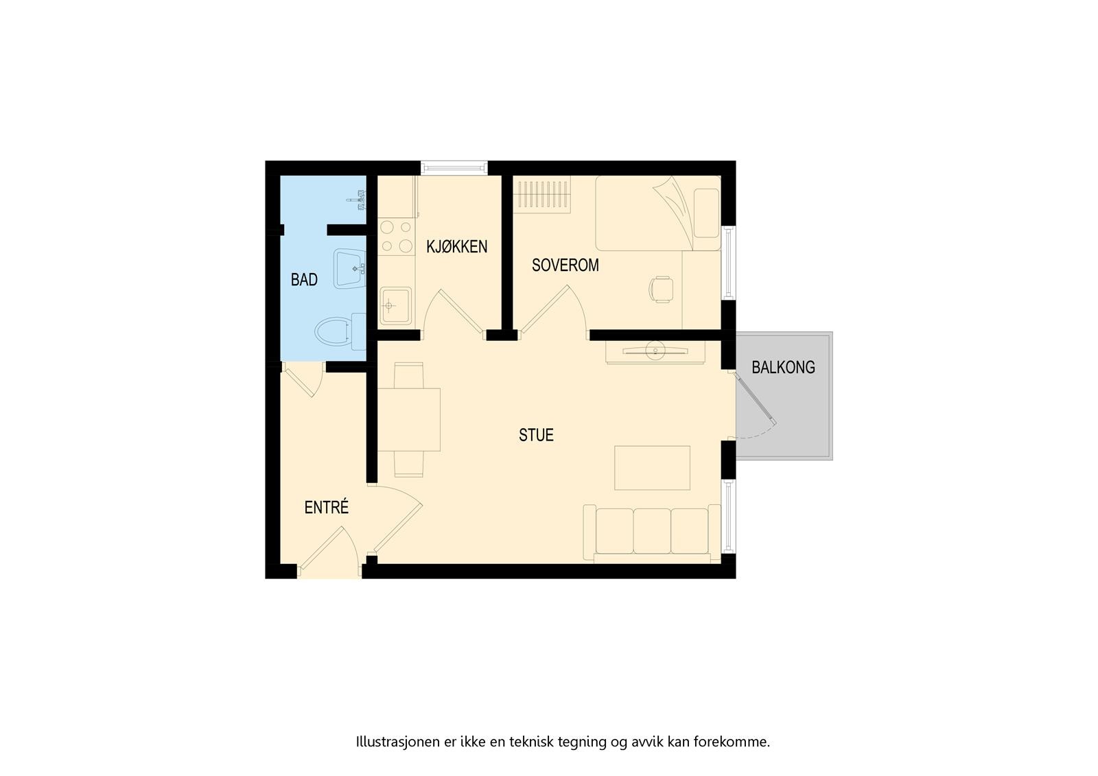 Plantegning Galleribilde