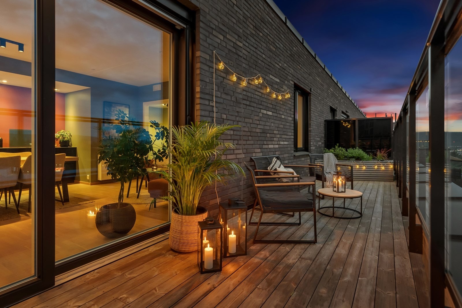 Her kan sene sommerkvelder nytes med venner og familie. Galleribilde