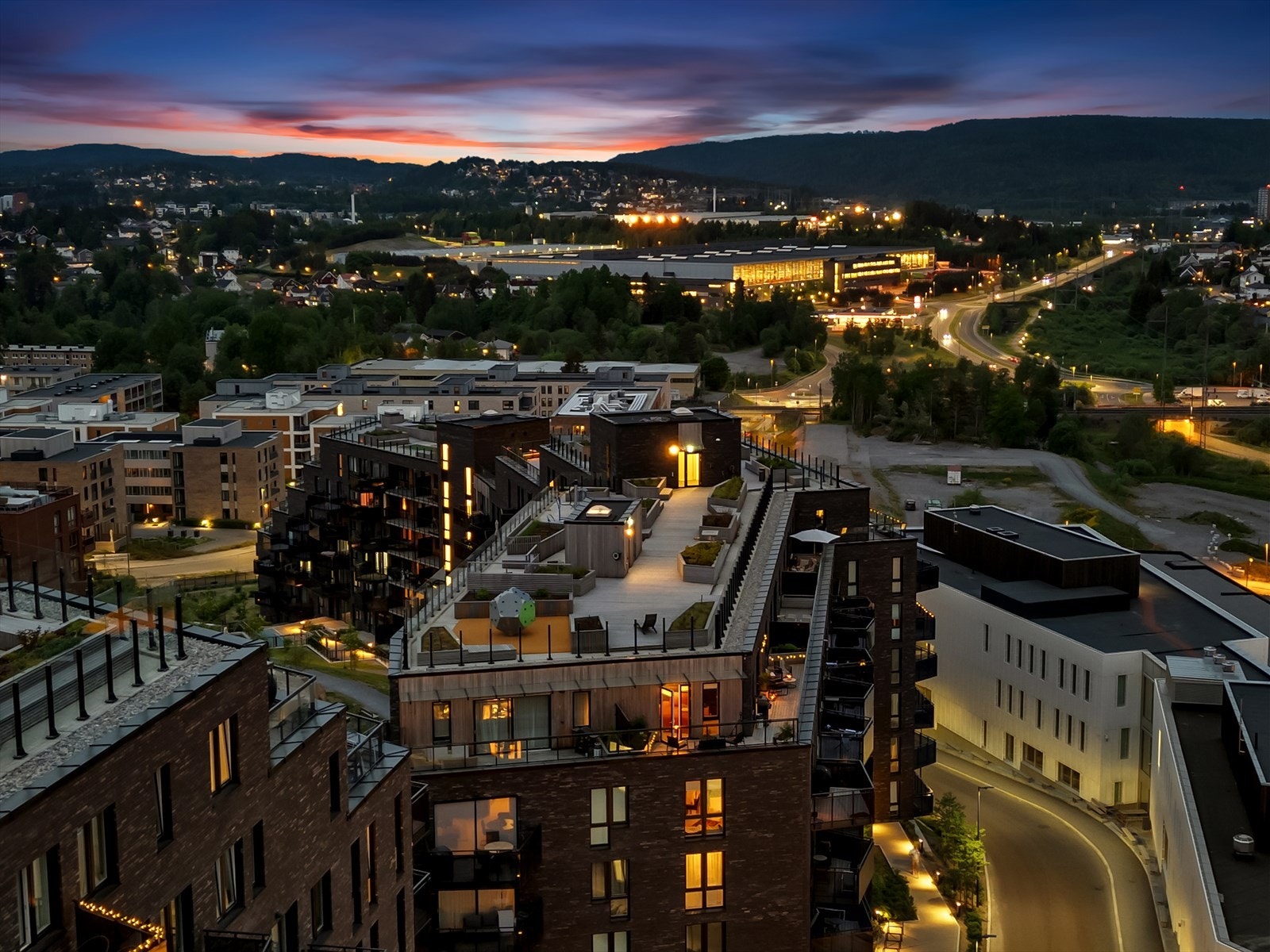 Leiligheten er plassert i et attraktivt område i Snøbyen som er under utvikling. Galleribilde