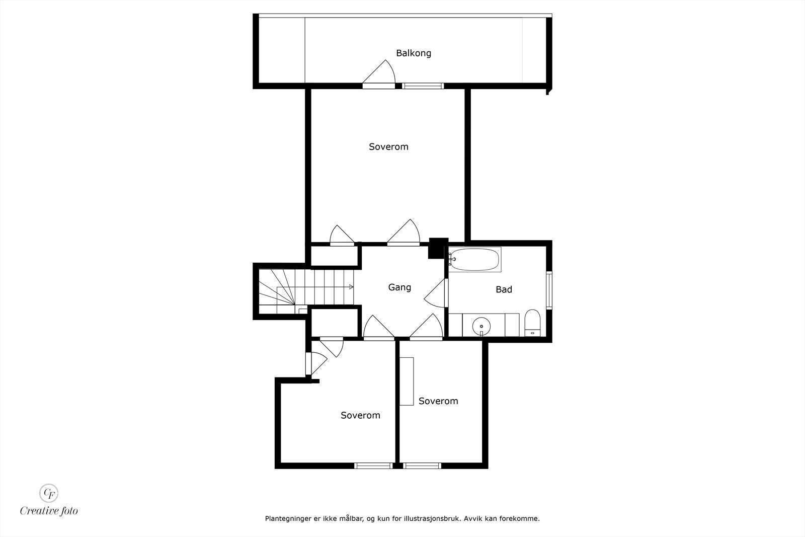 Plantegning 2. etasje Galleribilde