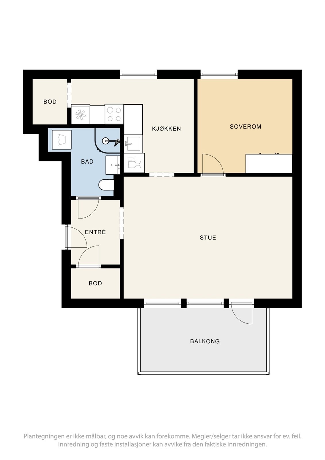 Plantegning Galleribilde