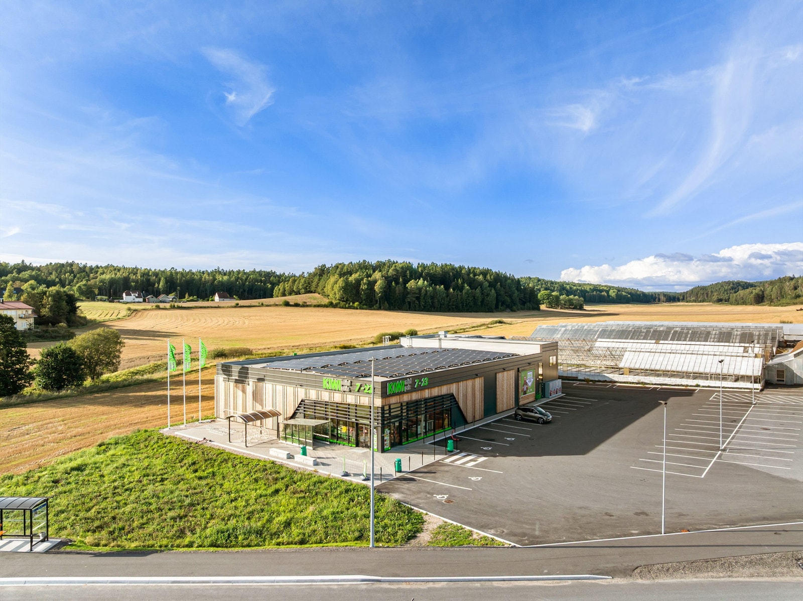 Med ny dagligvareforretning oppført ved Veum kan innkjøp omsider utføres i nærmiljøet. Galleribilde