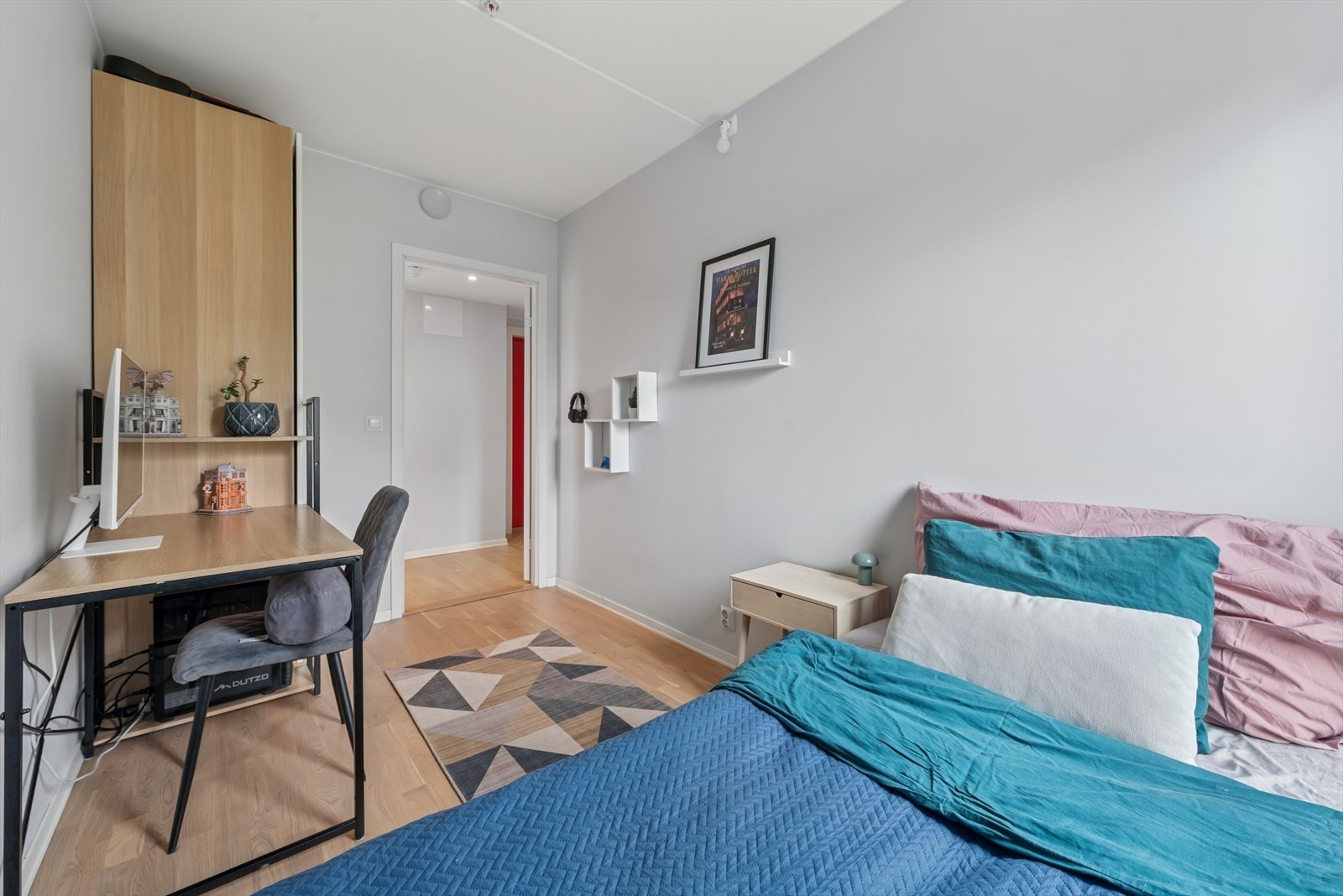 Leiligheten har to fine soverom. Galleribilde