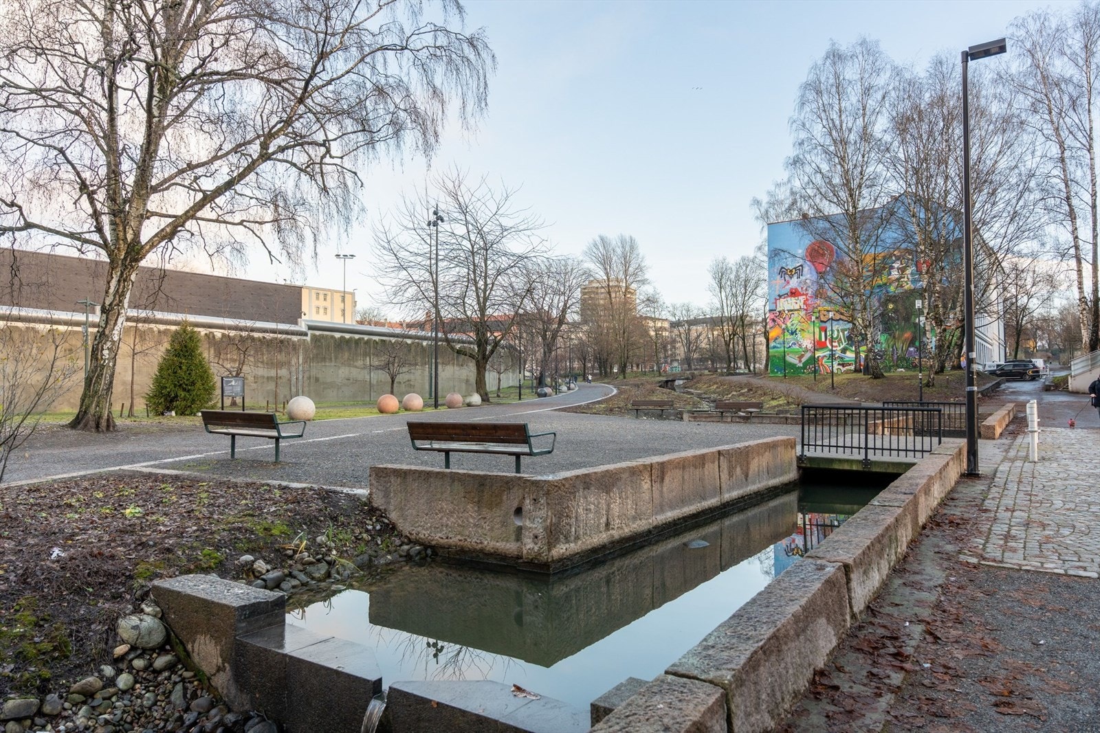 Nærområdet - Klosterenga park. Galleribilde