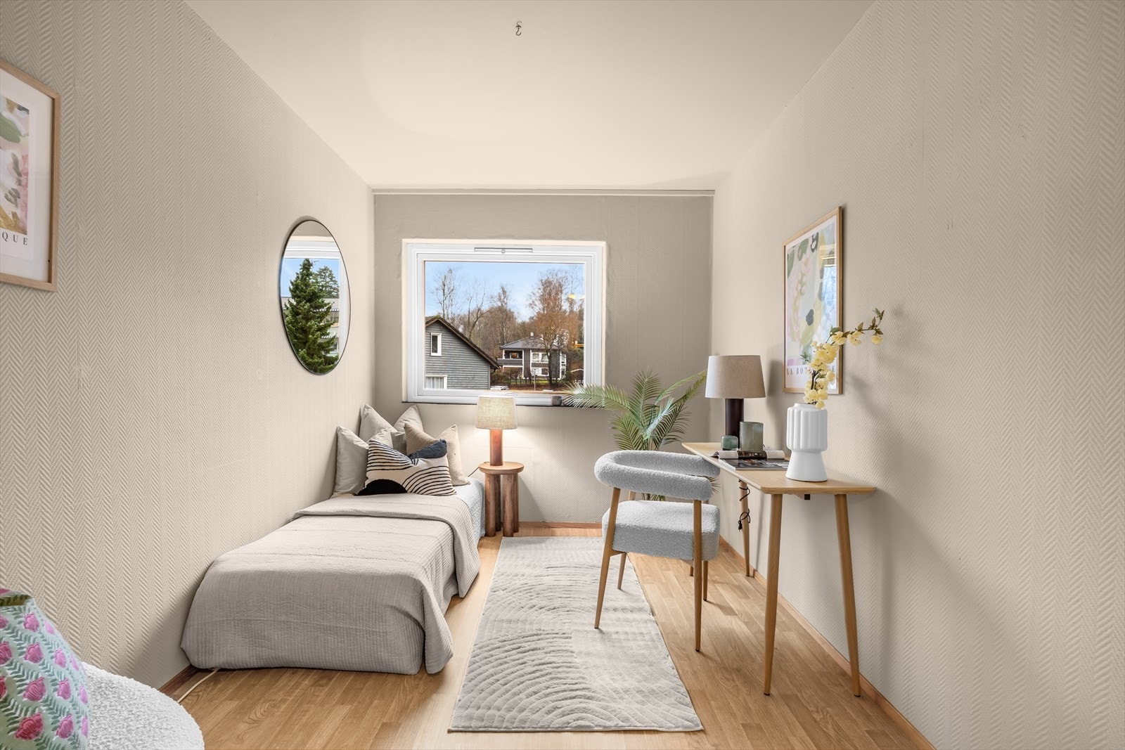 Soverommene er malt i harmoniske, beroligende fargetoner som skaper en lun atmosfære og legger til rette for god søvn. Galleribilde