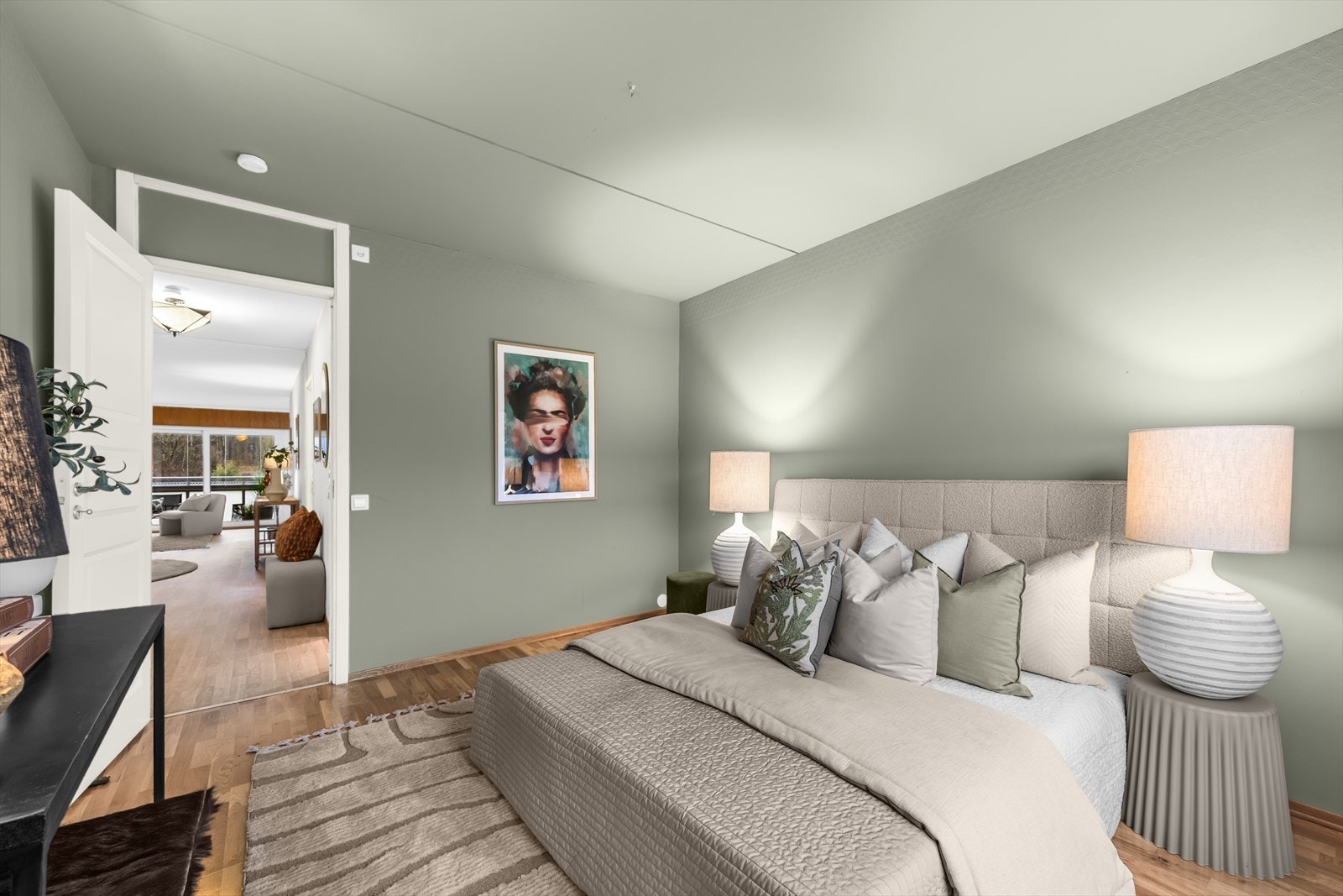 Leiligheten har to gode soverom med fine innredningsmuligheter. Galleribilde