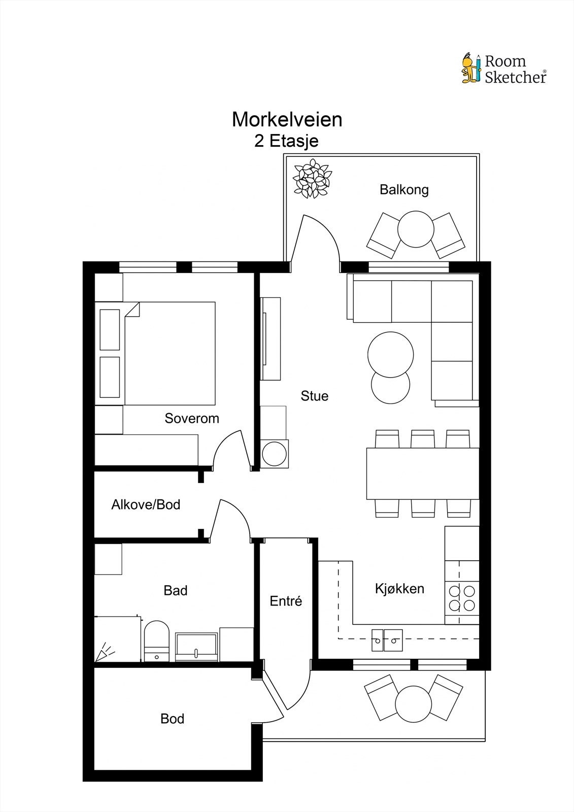 Morkelveien - 2 Etasje Galleribilde