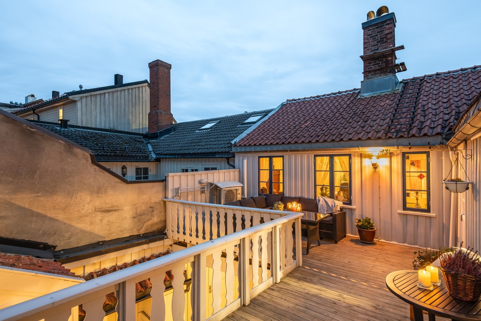 Terrassen er godt skjermet og oppleves svært privat. Galleribilde