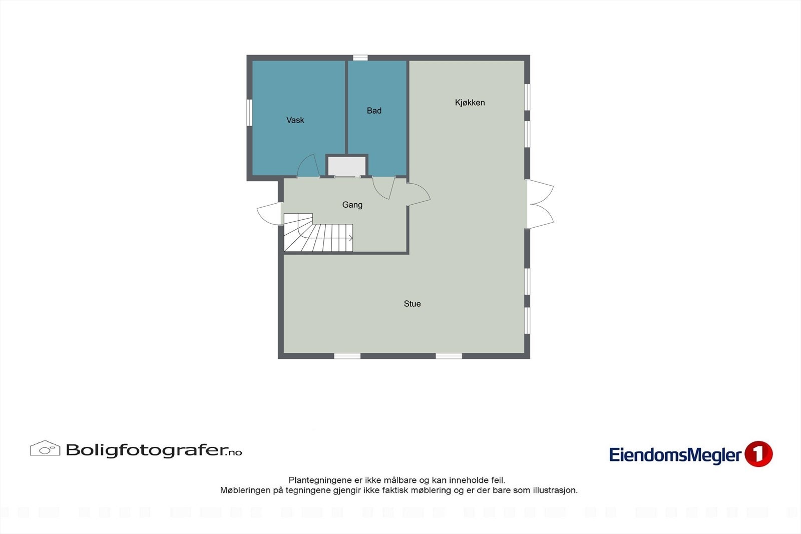 Plantegning | 1. etasje: Galleribilde