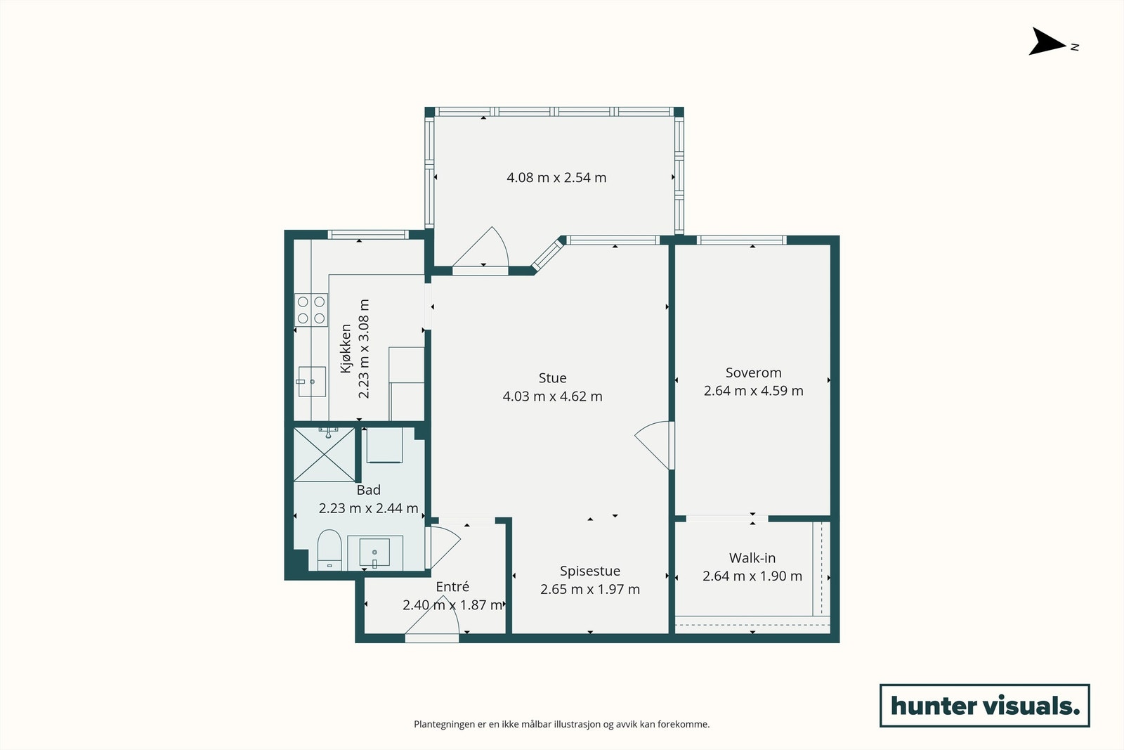 Plantegning Galleribilde