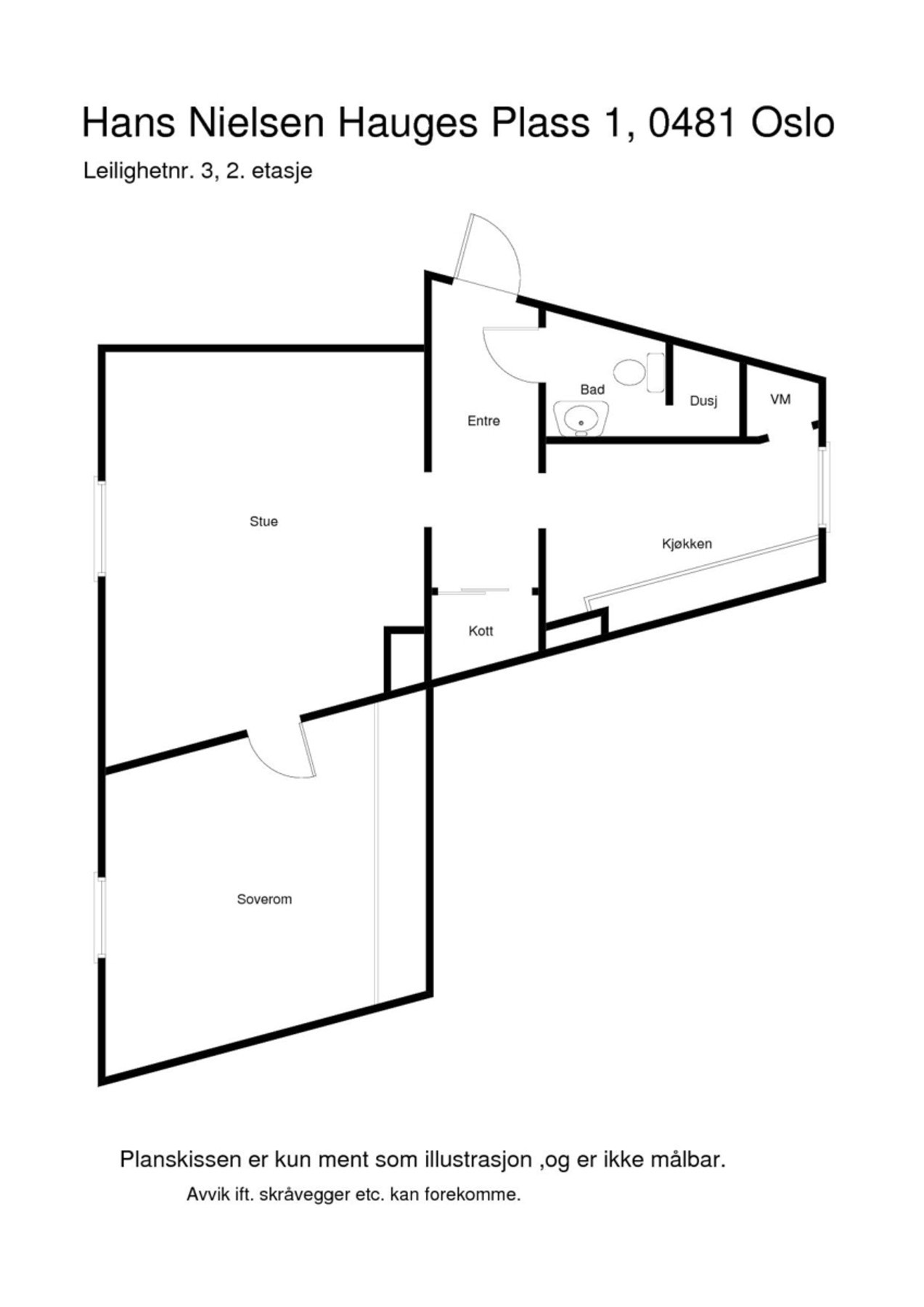 Plantegning Galleribilde