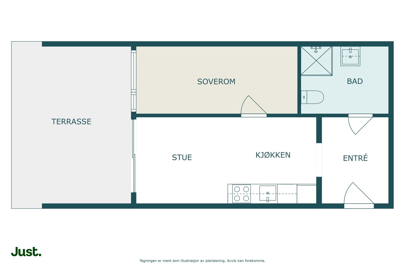 Planskisse Galleribilde