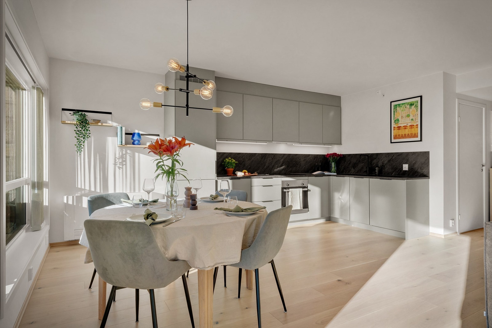 Leiligheten har kun TG1 i tilstandsrapporten, her er det bare til å flytte rett inn. Galleribilde