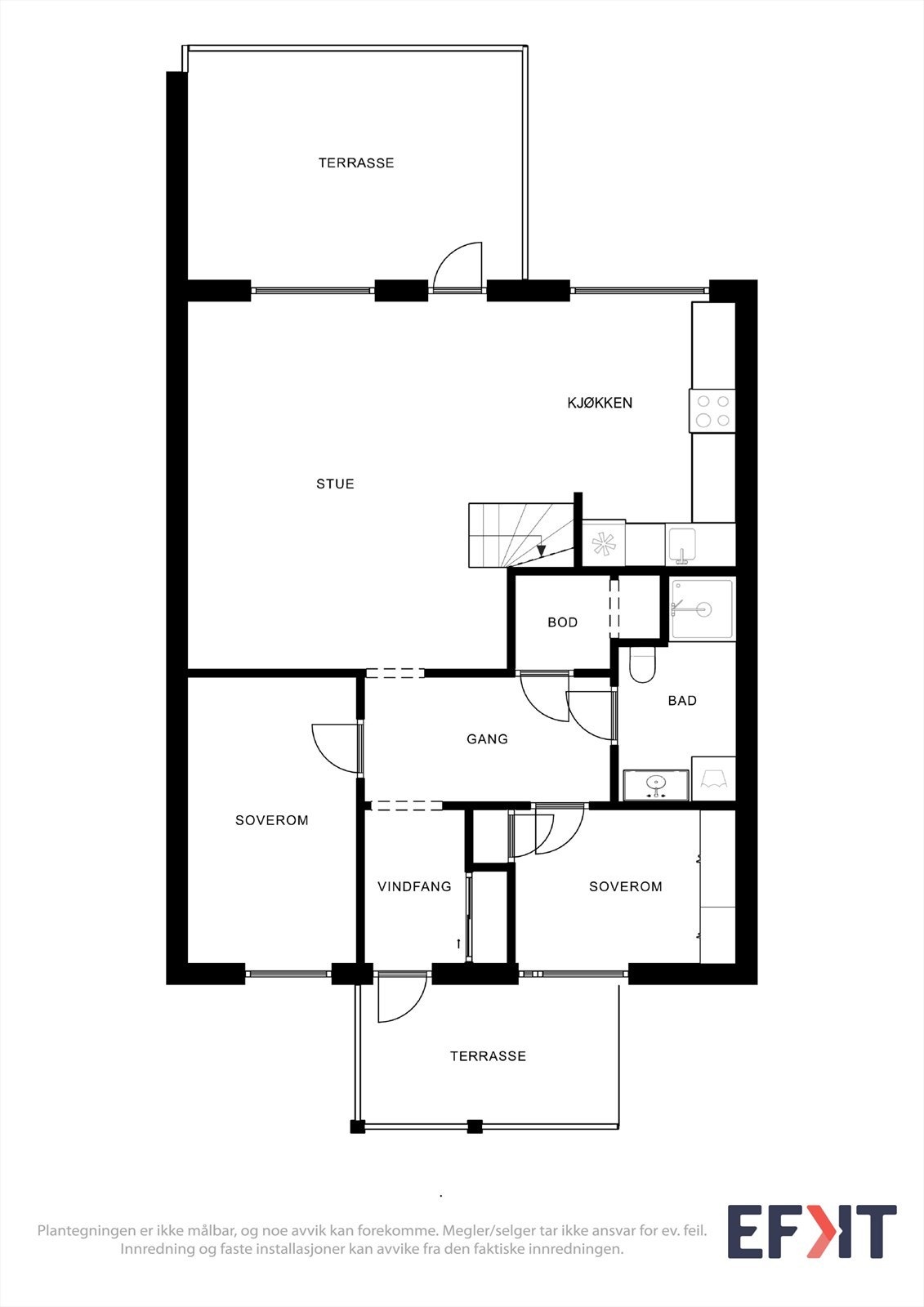 Plantegning - 2. etg. Galleribilde