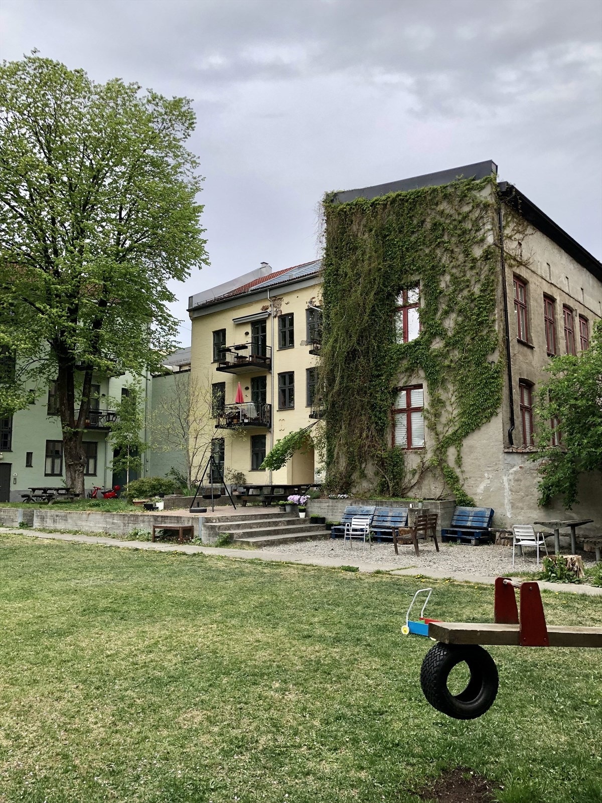 Her kan man nyte rolige dager i urbane omgivelser. Galleribilde