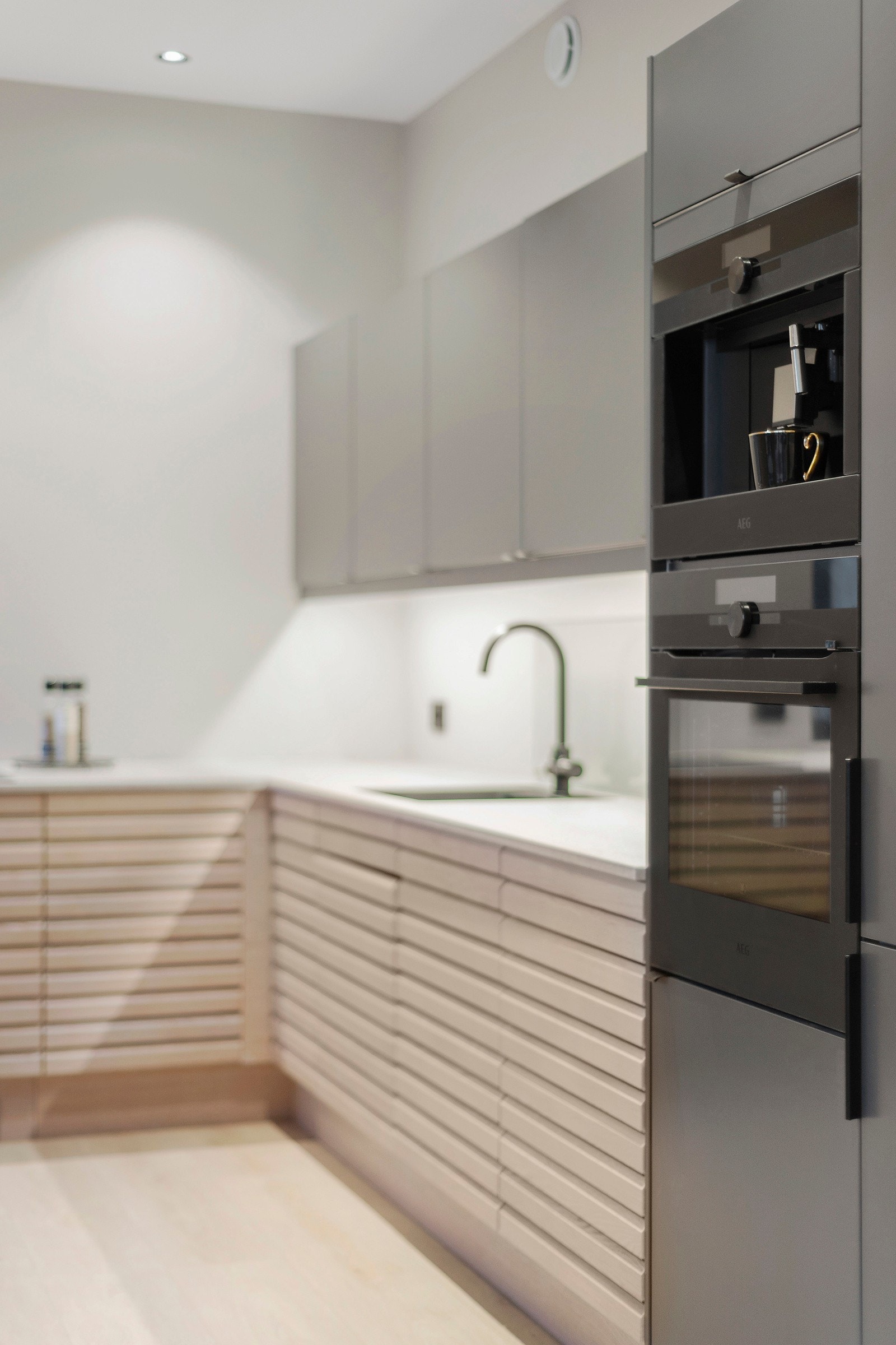 Integrerte hvitevarer som medfølger i salget. Galleribilde