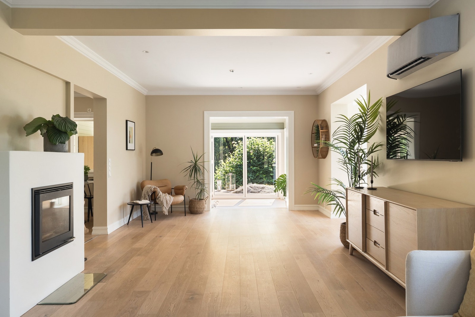 God plass til flere naturlige soner. Galleribilde