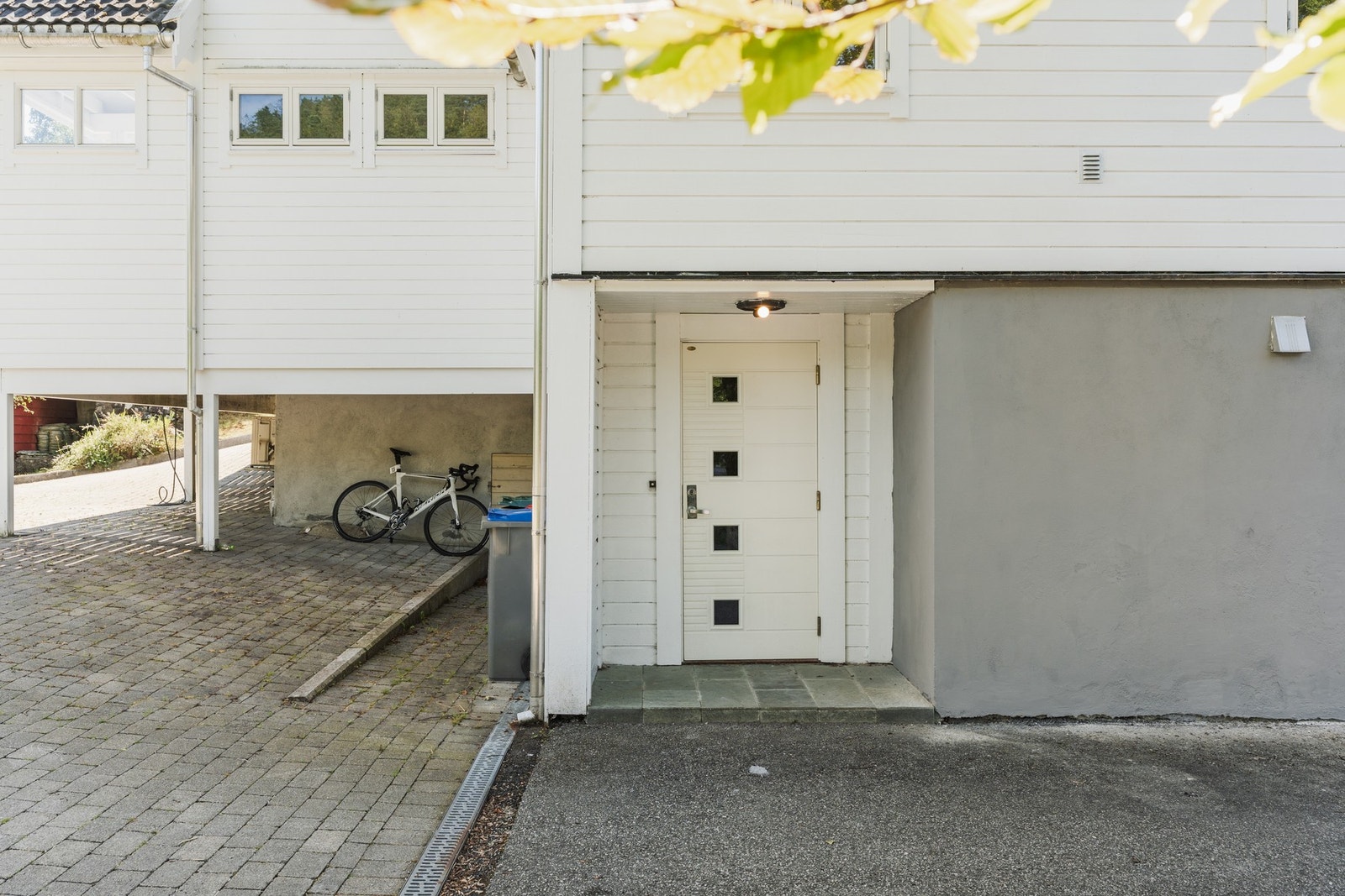 Inngang til utleiedel. Galleribilde