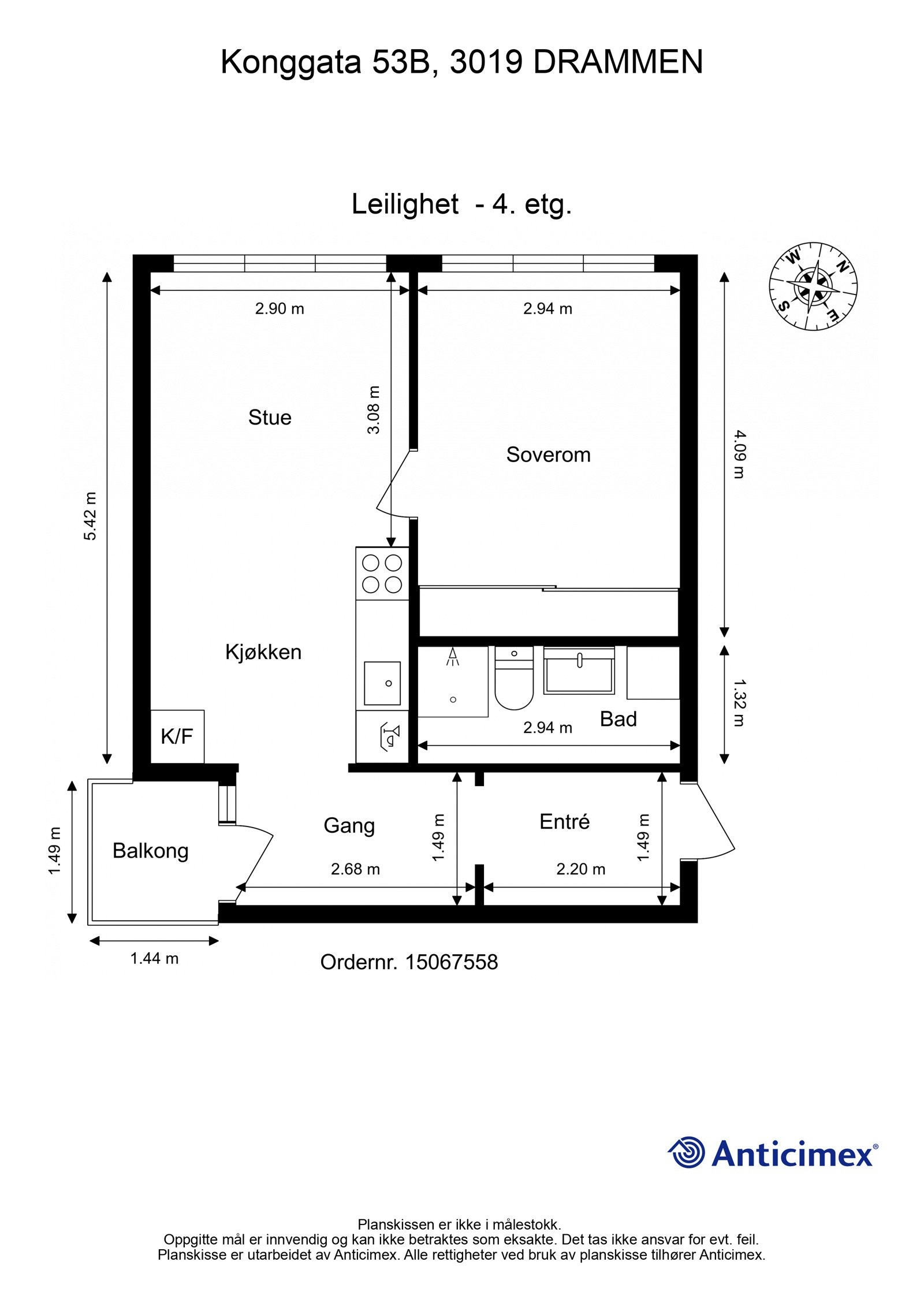 Plantegning. Galleribilde