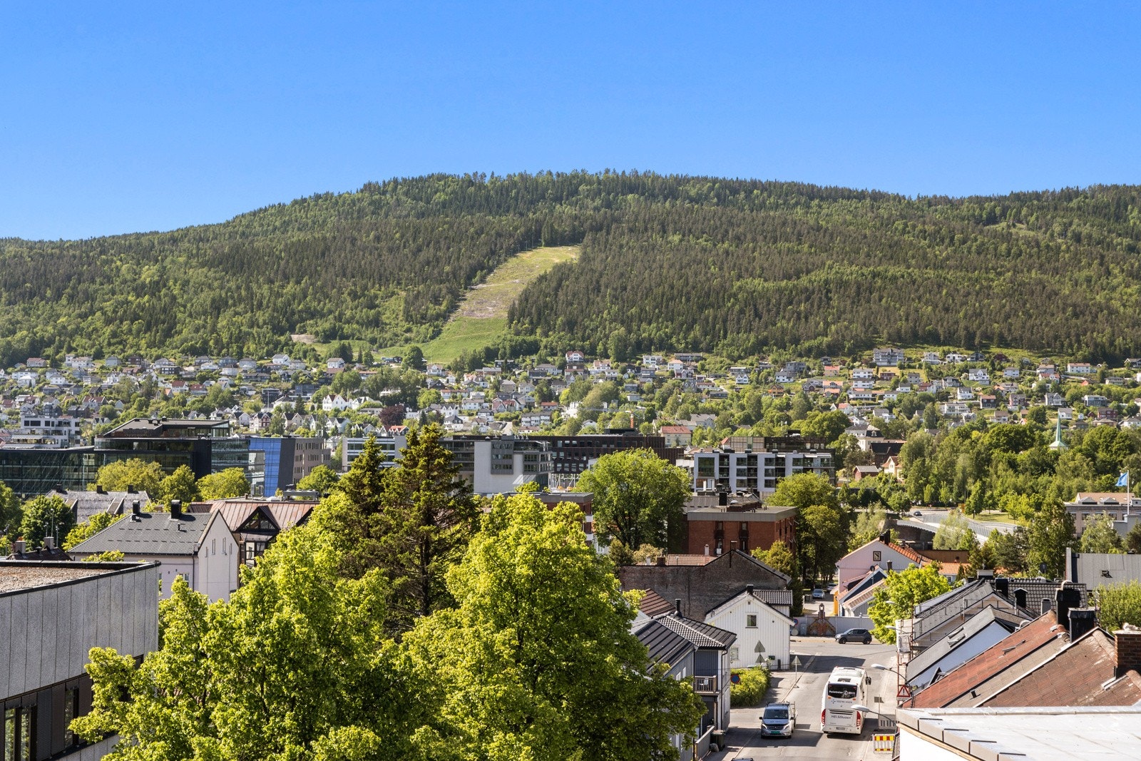 Utsikt fra balkongen. Galleribilde