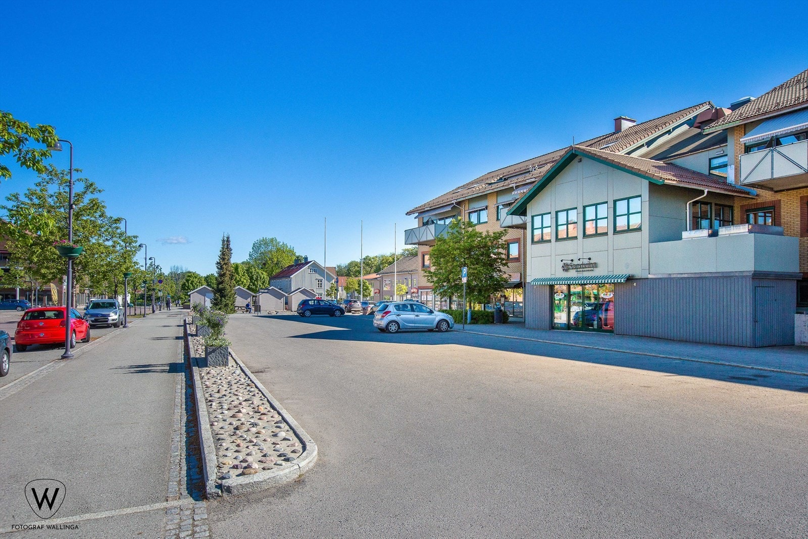 Sande sentrum (bilde er fra forrige salg i 2021) Galleribilde