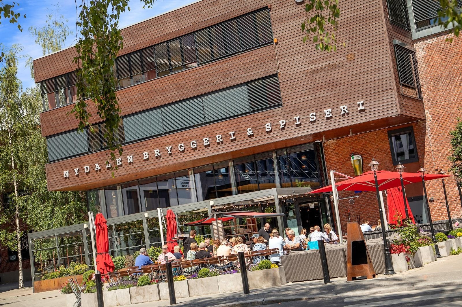 Populære Nydalen Bryggeri & Spiseri ligger like ved Galleribilde