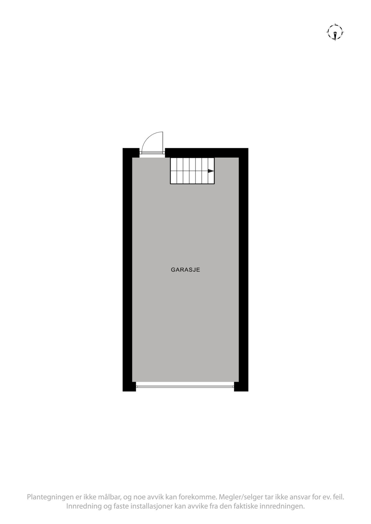 Plantegning garasje Galleribilde