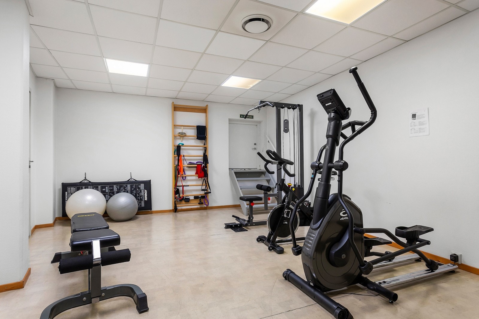 Brl har 2 trimrom som planlegges omgjøres til 1 stort Galleribilde