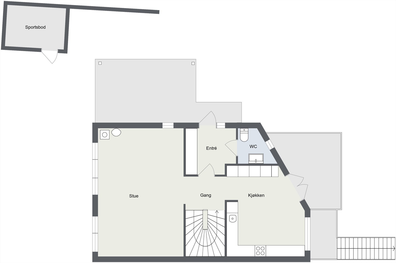 Plantegning Galleribilde